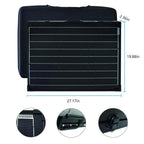 ACOPOWER 100w 12v Portable Solar Panel Kit, Foldable 2X 50w Mono Suitcase, proteusX Waterproof 20A Charge Controller