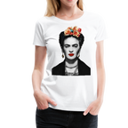 Frida Kahlo With Flowers Poster Artwork T-Shirt