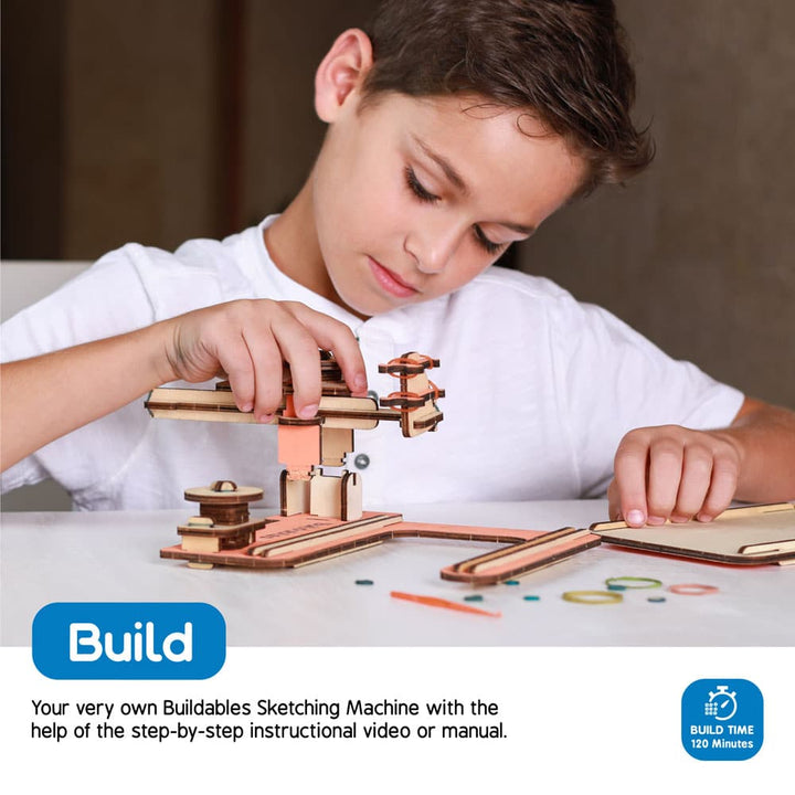 Skillmatics Buildables Sketching Machine DIY STEM Kit (8-99)