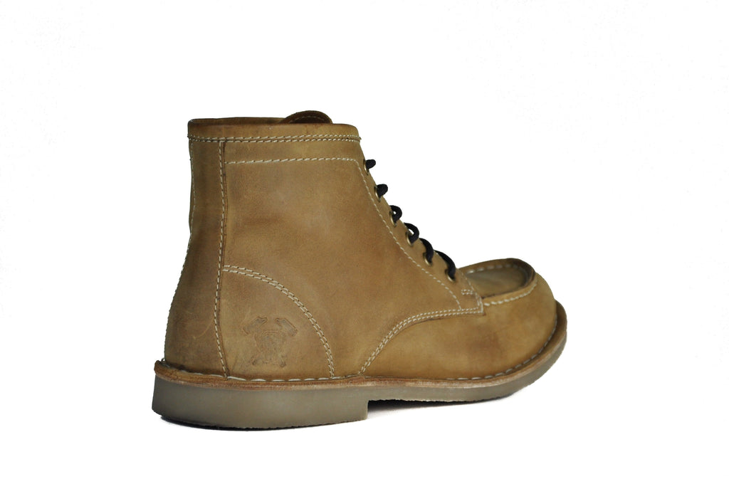 The Cooper Crazy Horse Tan Leather Boots