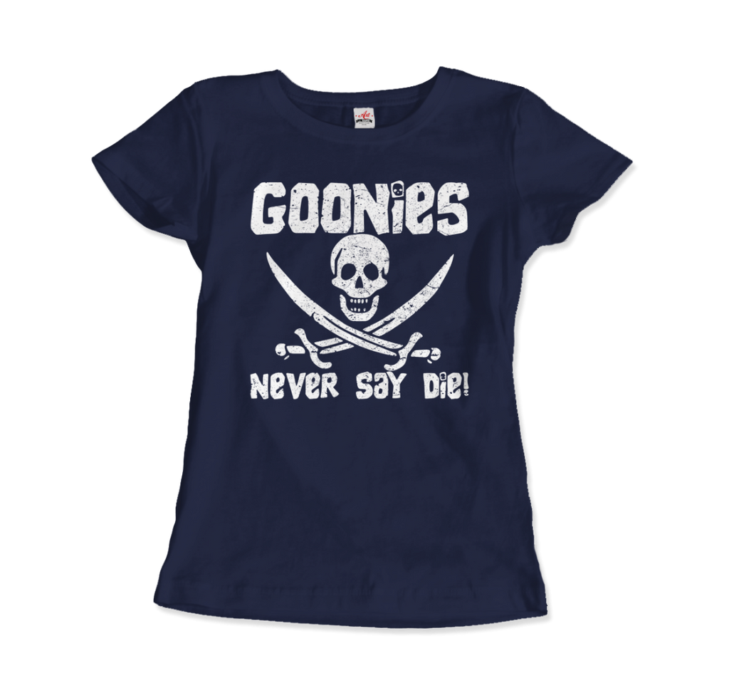 The Goonies Never Say Die Distressed Design T-Shirt