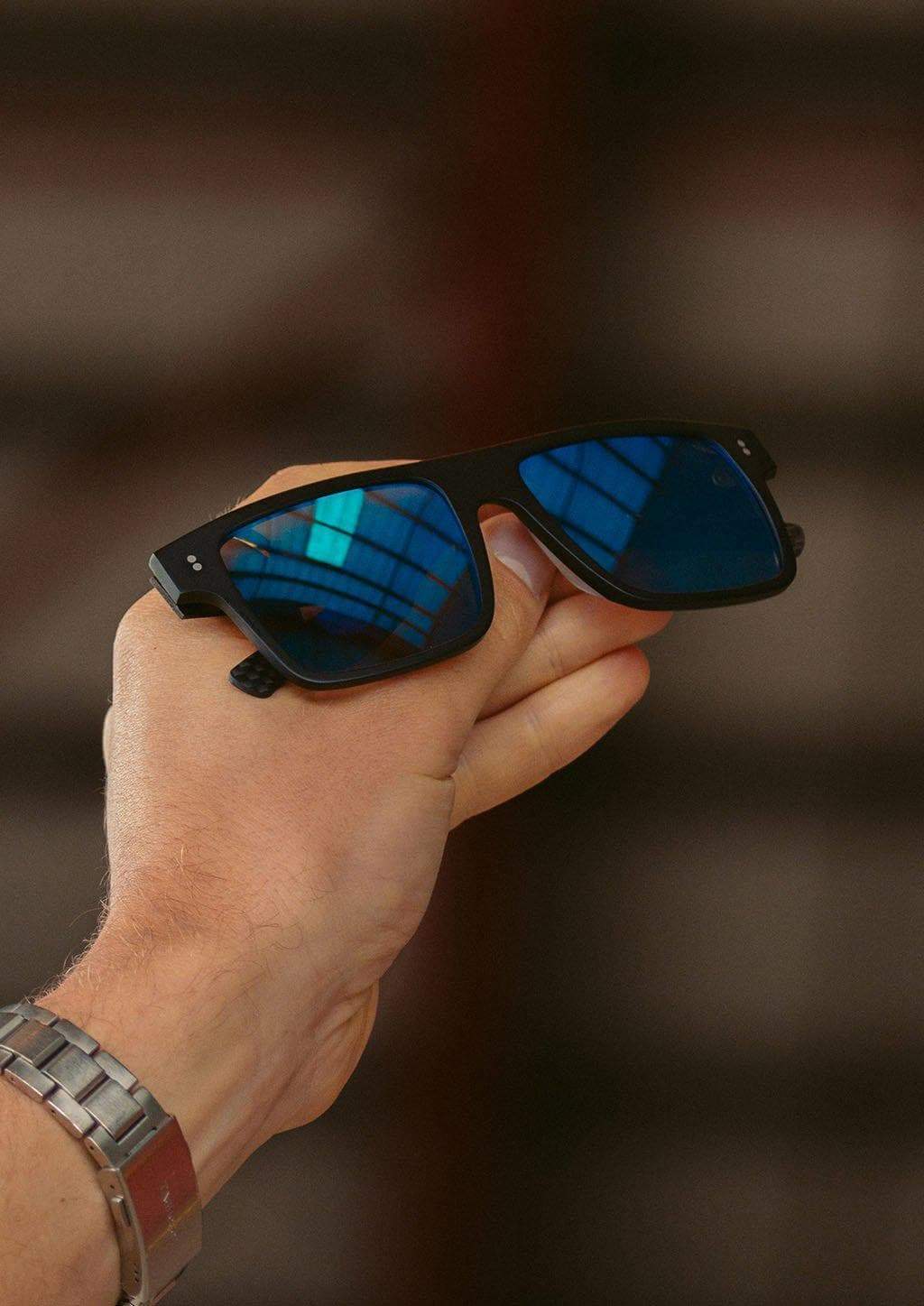 Hybrid Cubic Carbon Fiber & Acetate Sunglasses
