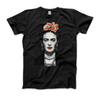 Frida Kahlo With Flowers Poster Artwork T-Shirt