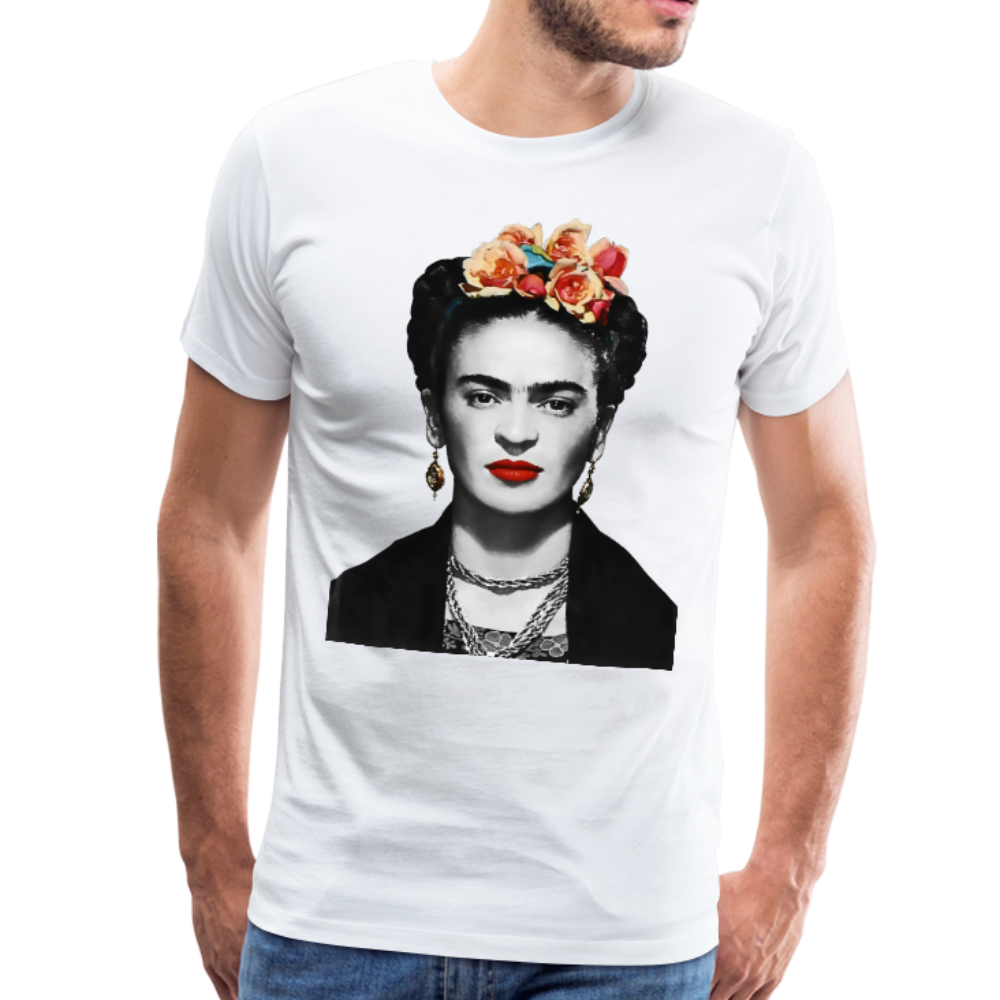 Frida Kahlo With Flowers Poster Artwork T-Shirt