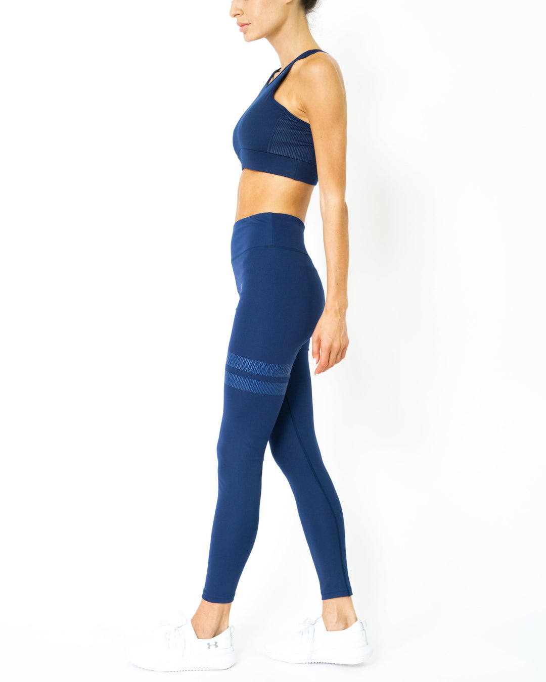 Ashton Leggings in Navy Blue