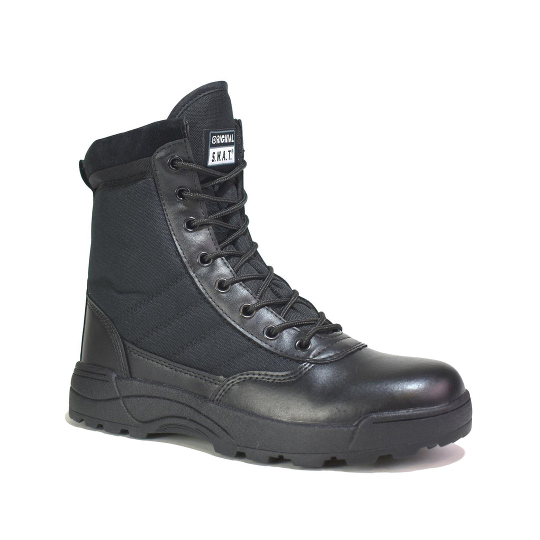 Men's Combat Boots in Black