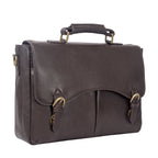 Hawkins Leather 15" Laptop Compatible Briefcase