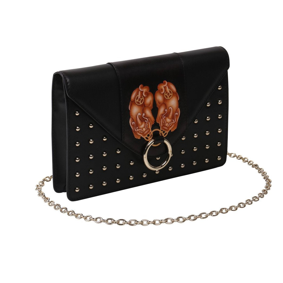 PX (PiXiu) Black Crossbody Clutch
