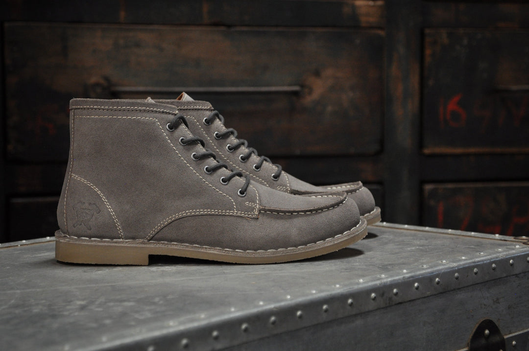 The Cooper Grey Suede Boots