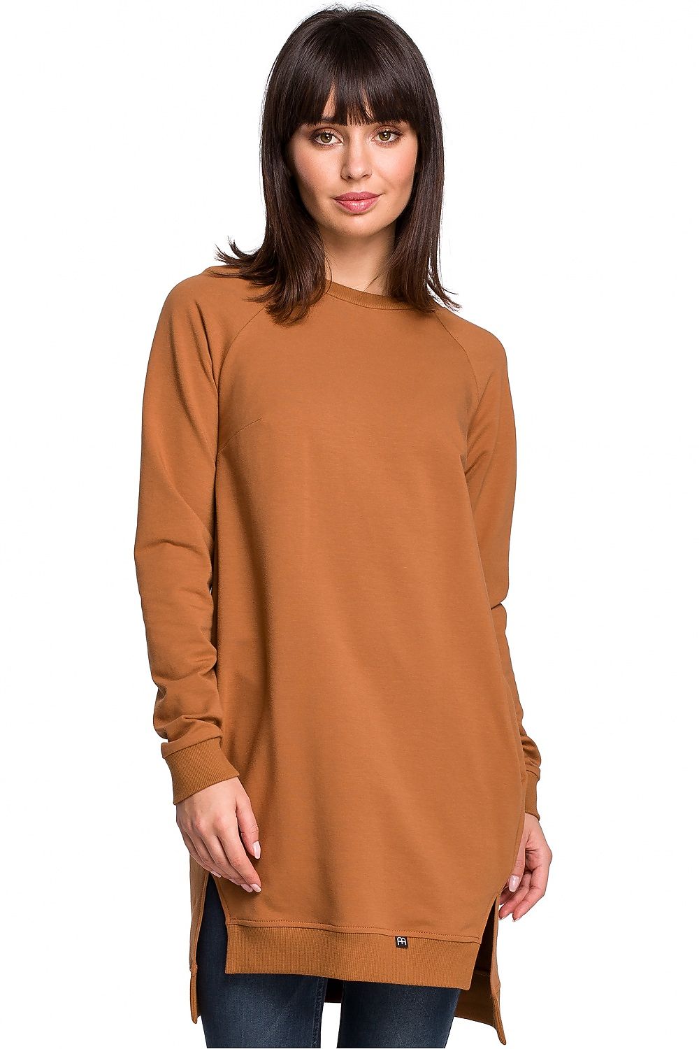 Oversized Women's Sweatshirt Mustard