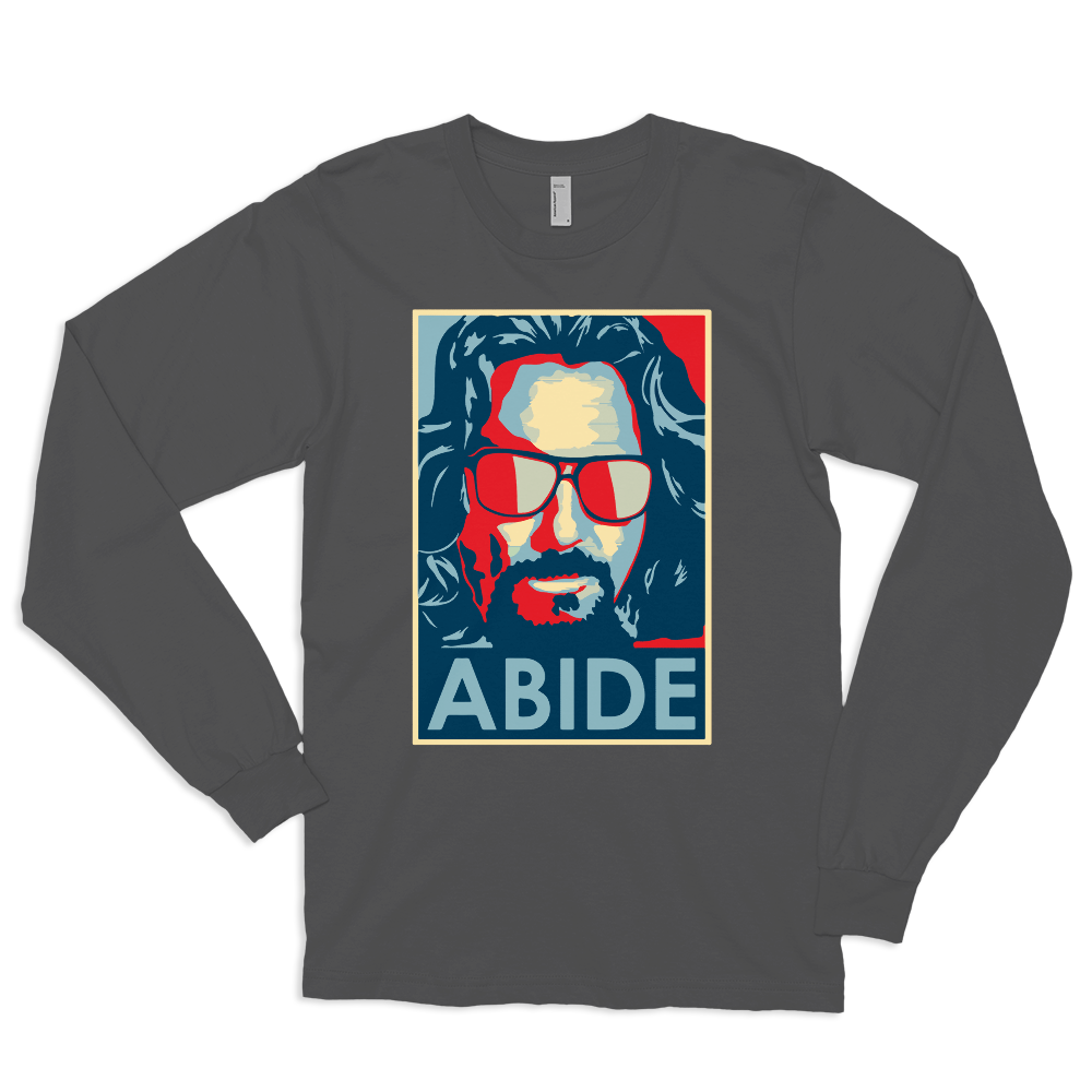 Big Lebowski Abide, Hope Style Long Sleeve T-Shirt