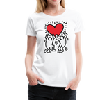 Men Holding Heart Icon, Street Art T-Shirt