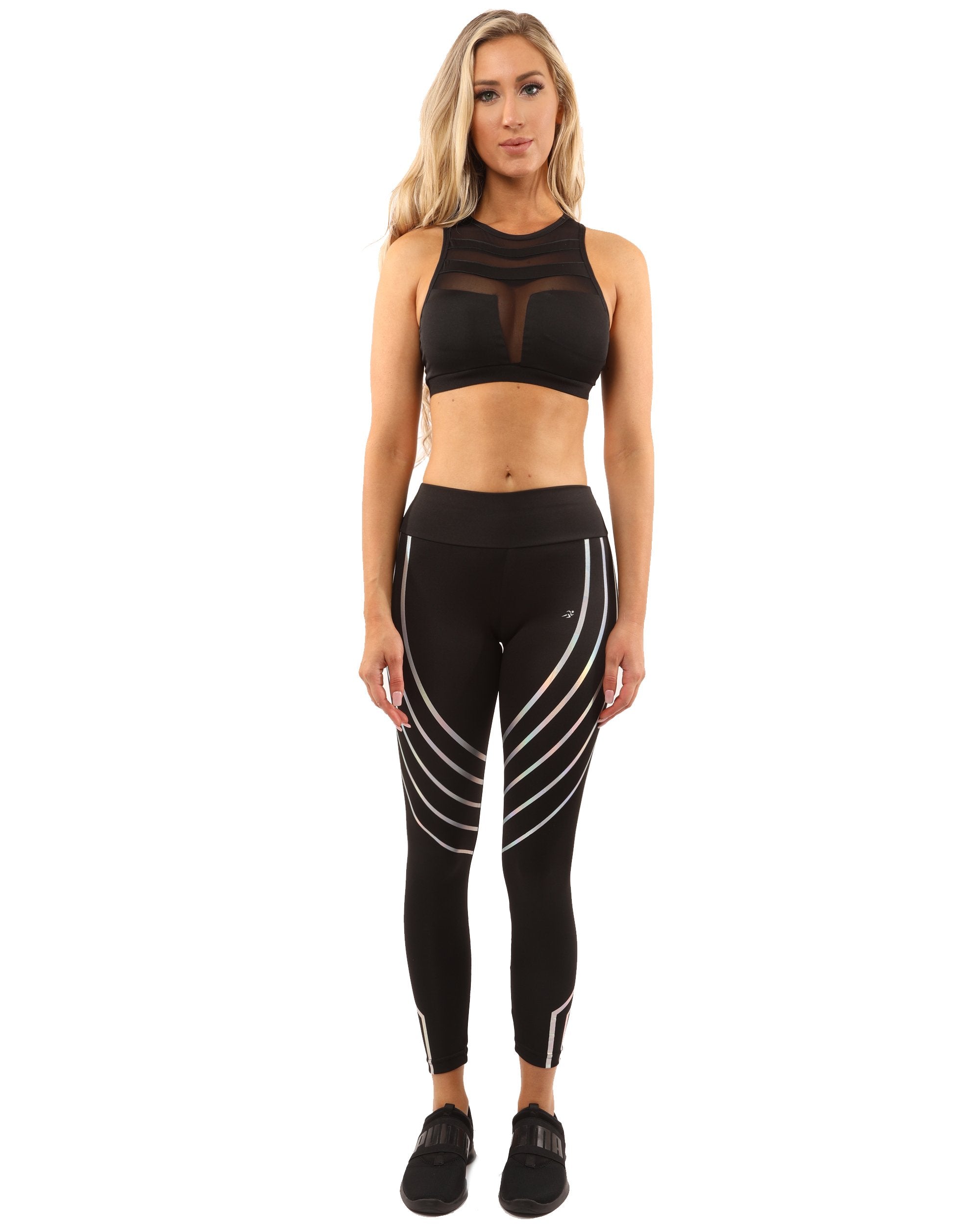Laguna Set Leggings & Sports Bra in Black