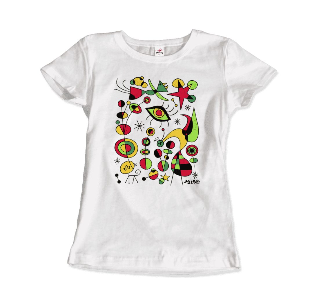 Joan Miro Peces De Colores Artwork T-Shirt