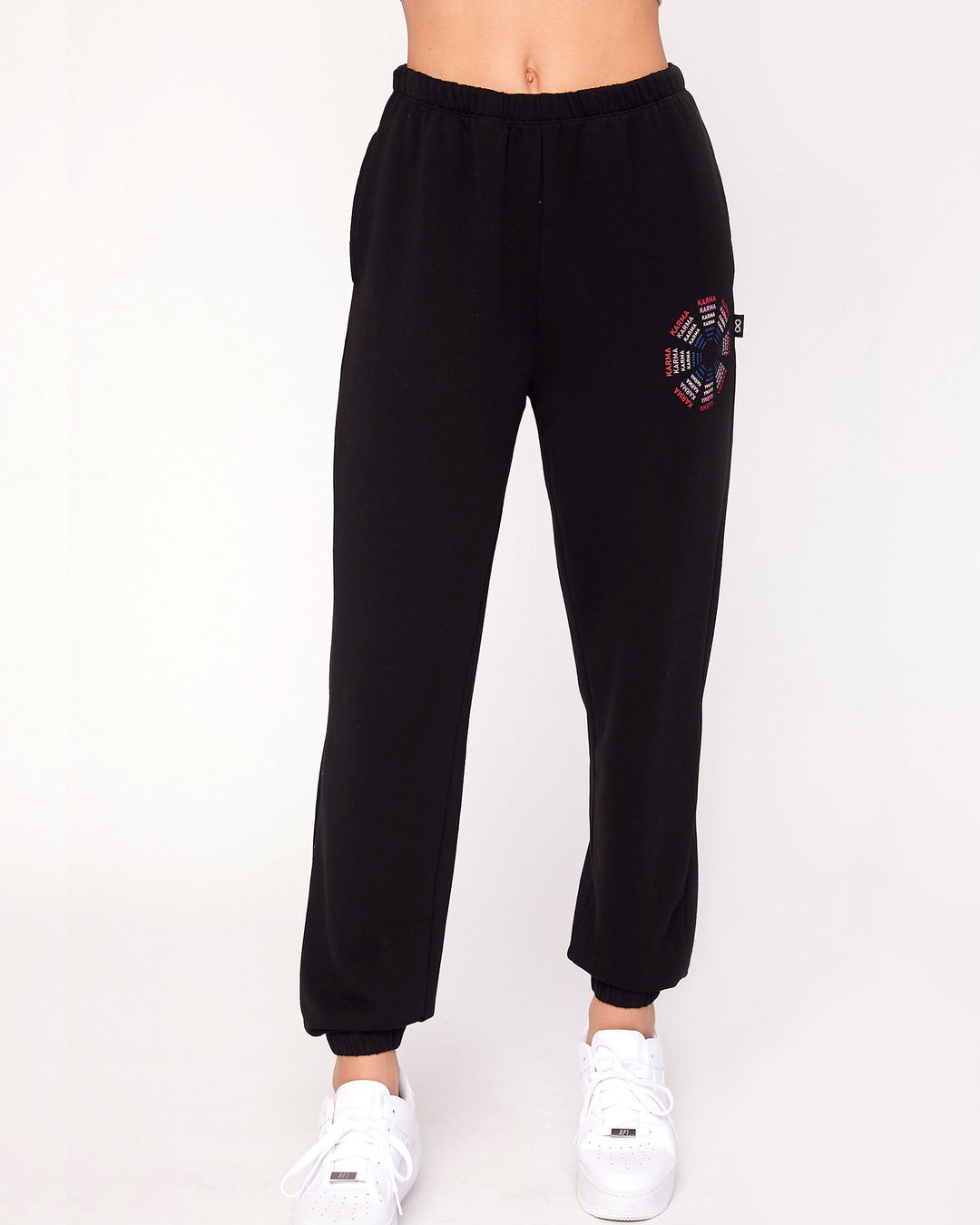 Karma Graphic Viscose Blend Sweatpants