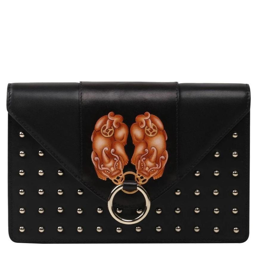 PX (PiXiu) Black Crossbody Clutch