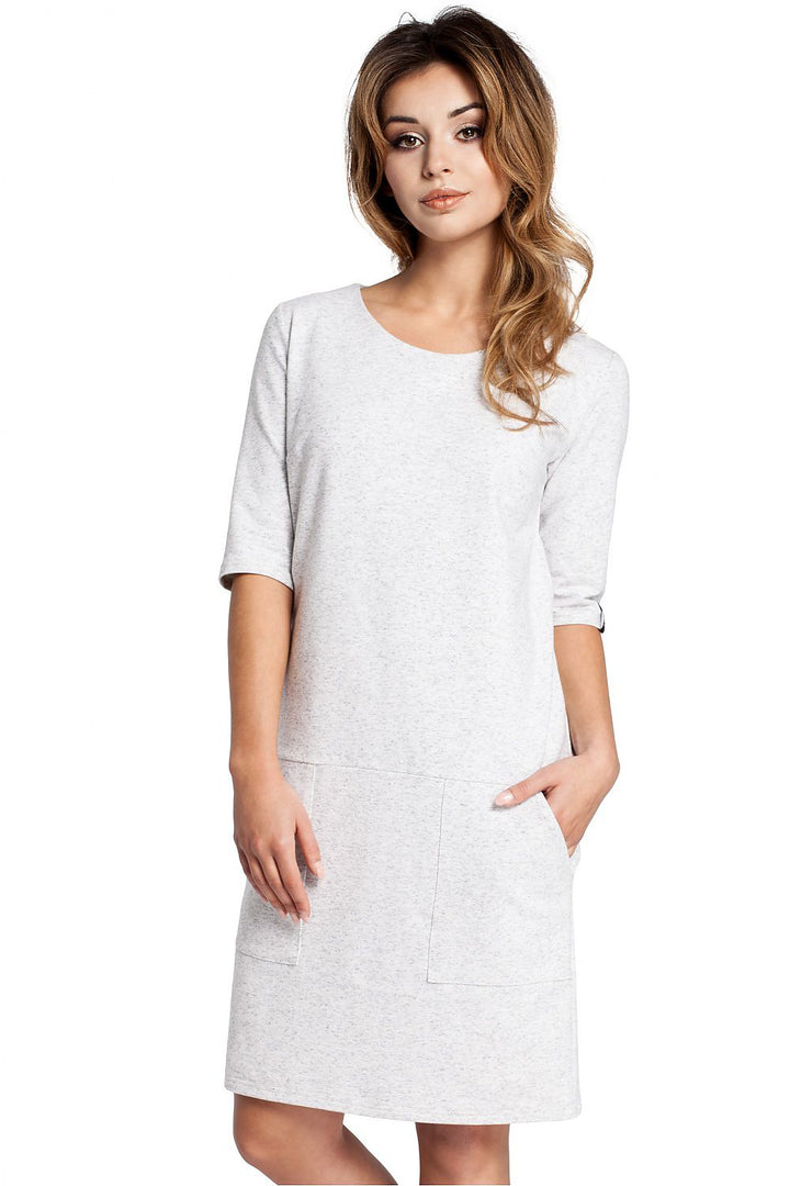 White Daydress 1/2 Sleeve