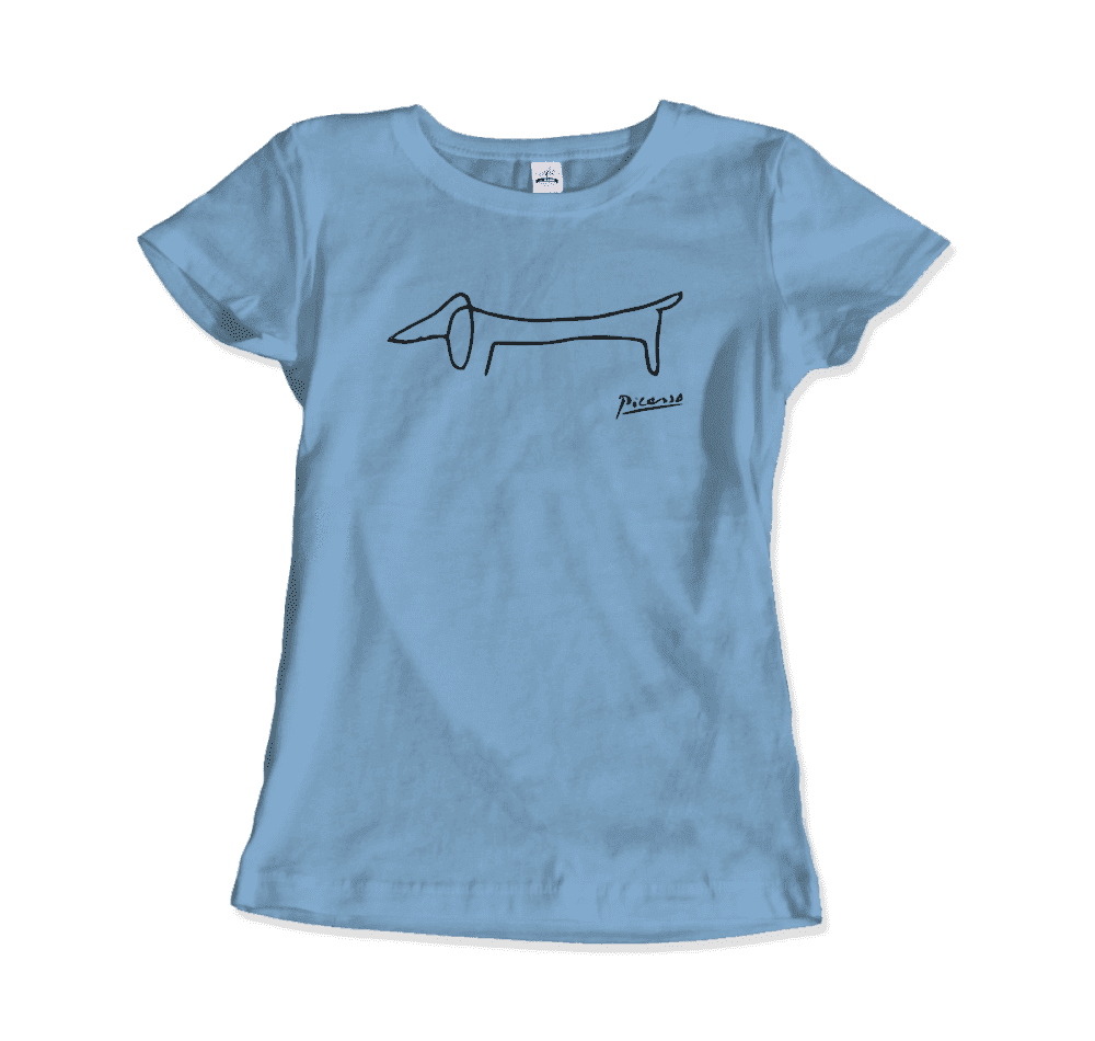Pablo Picasso Dachshund Dog (Lump) Artwork T-Shirt