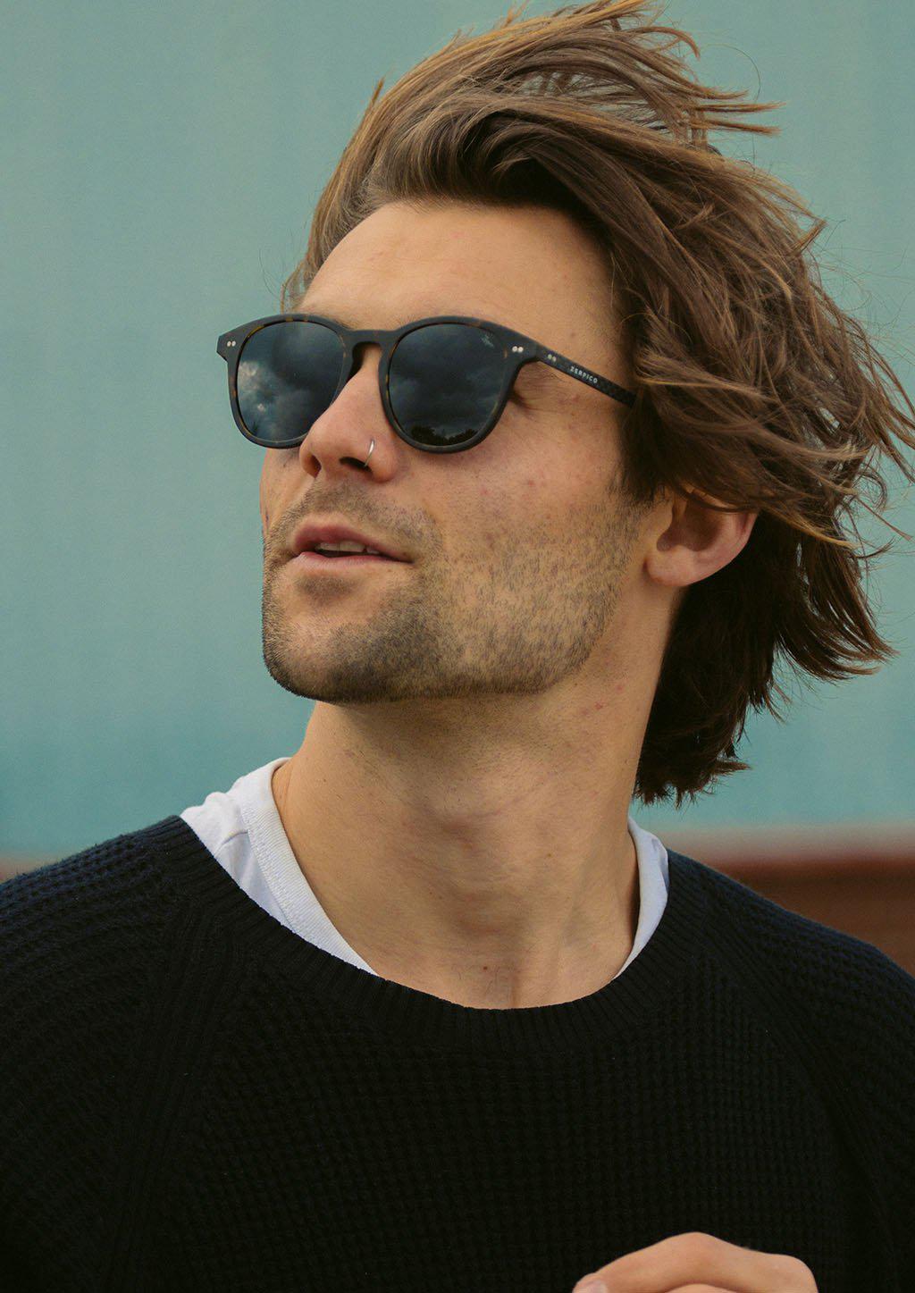 Hybrid Halo Carbon Fiber & Acetate Sunglasses