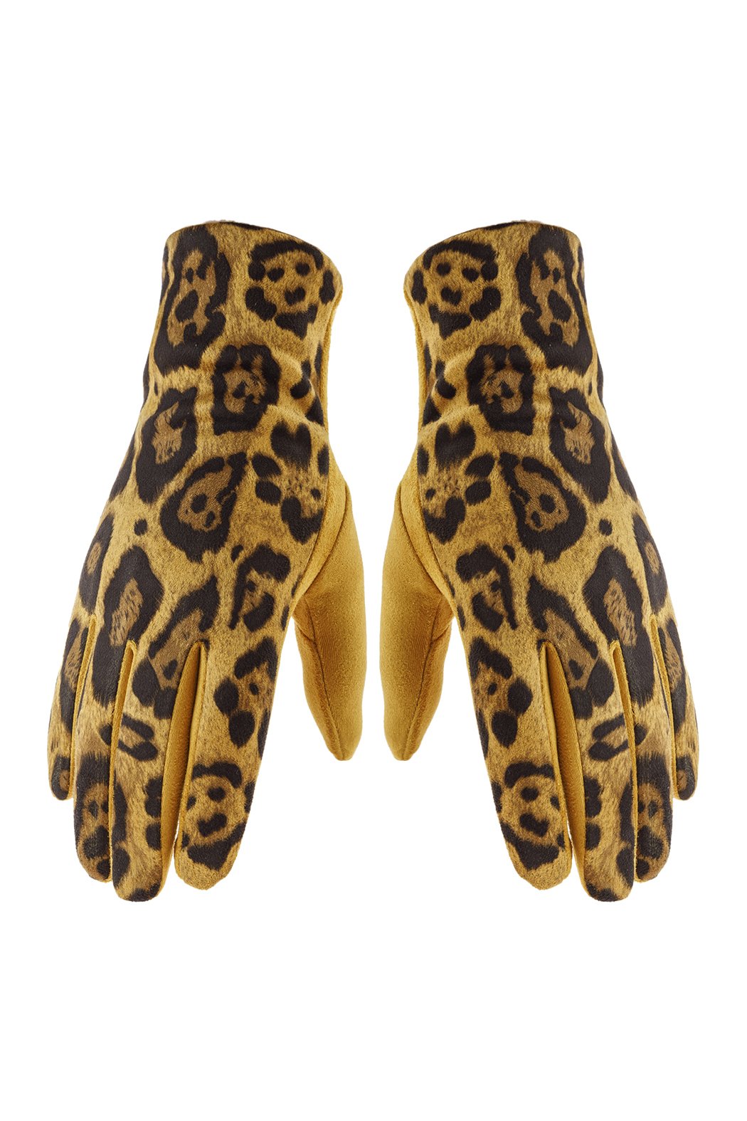 Smart Touch Leopard Gloves