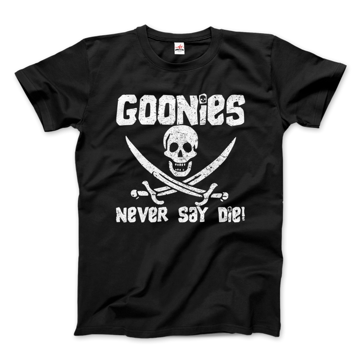 The Goonies Never Say Die Distressed Design T-Shirt