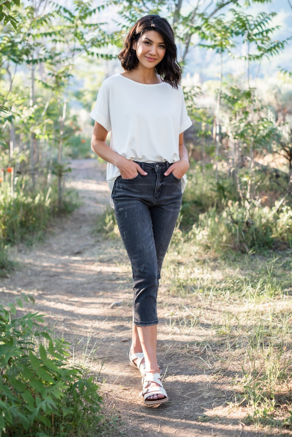 Judy Blue Alright With Me Women's Capri Jeans