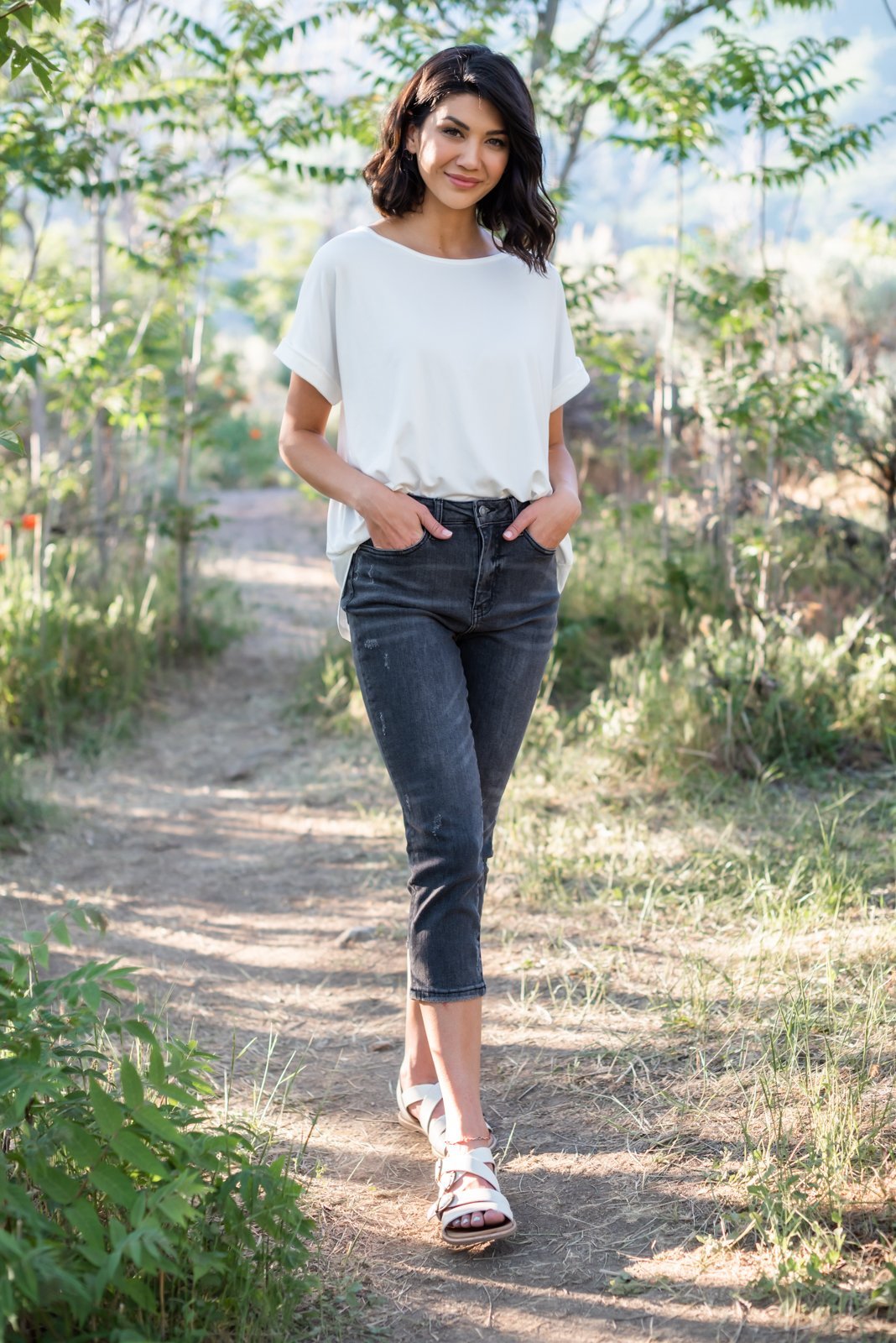 Judy Blue Alright With Me Women's Capri Jeans