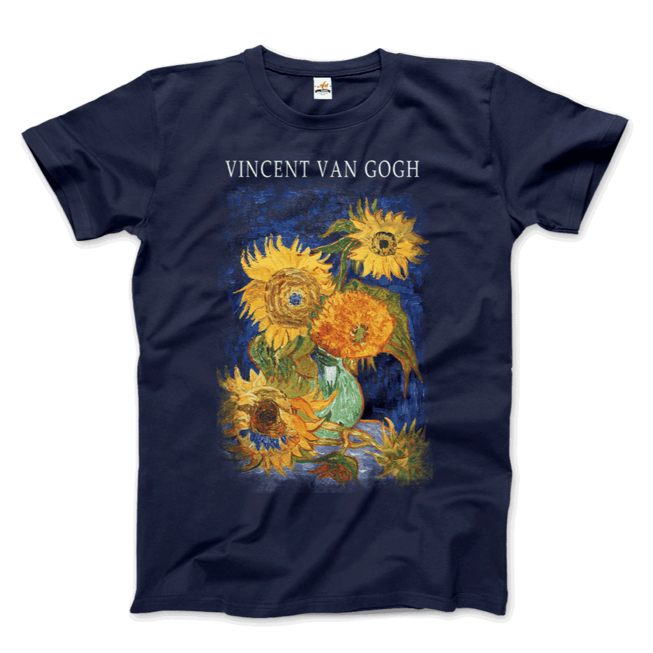 Van Gogh Five Sunflowers 1888, Artwork T-Shirt