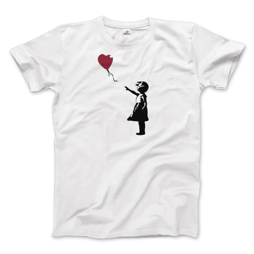 Banksy The Girl With a Red Balloon Artwork T-Shirt Men & Women