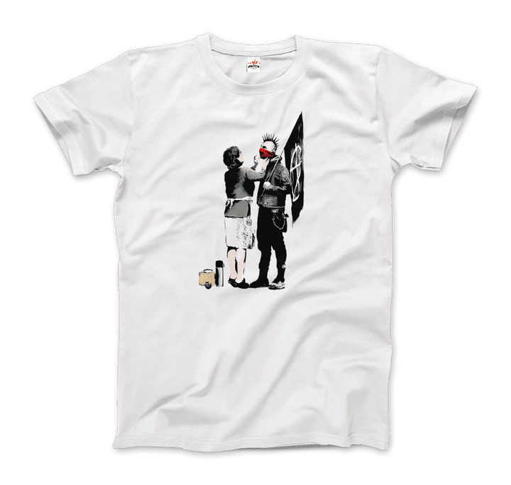 Banksy Anarchist Punk and His Mother Artwork T-Shirt