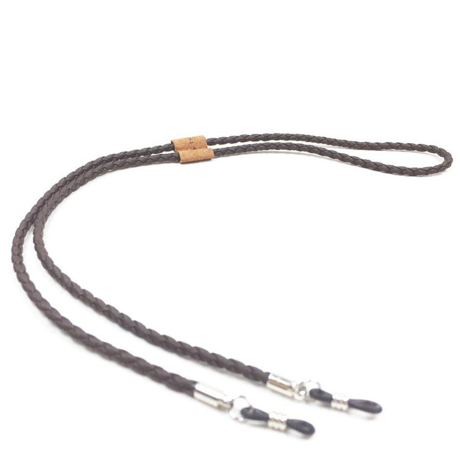 Leather Safety Sunglasses Strap in Brown