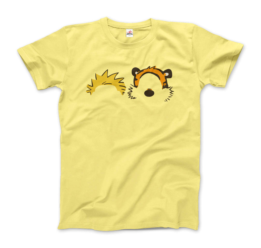 Calvin and Hobbes Faces Contour T-Shirt