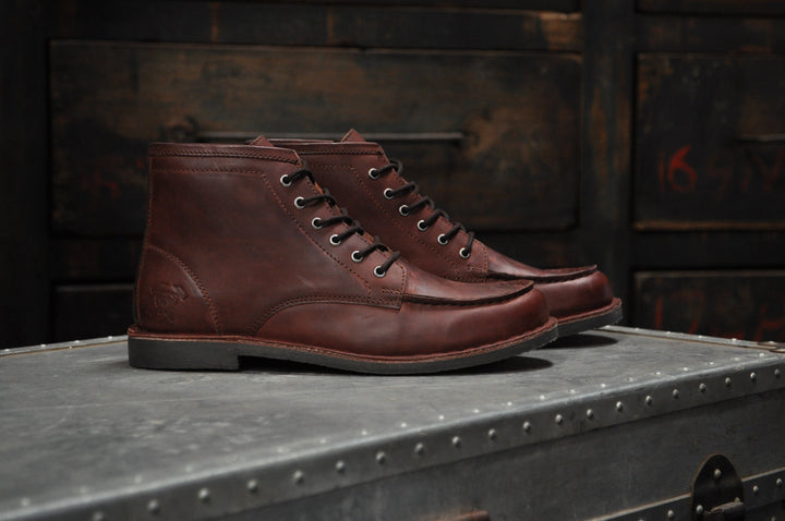 The Cooper Boots Oxblood Leather