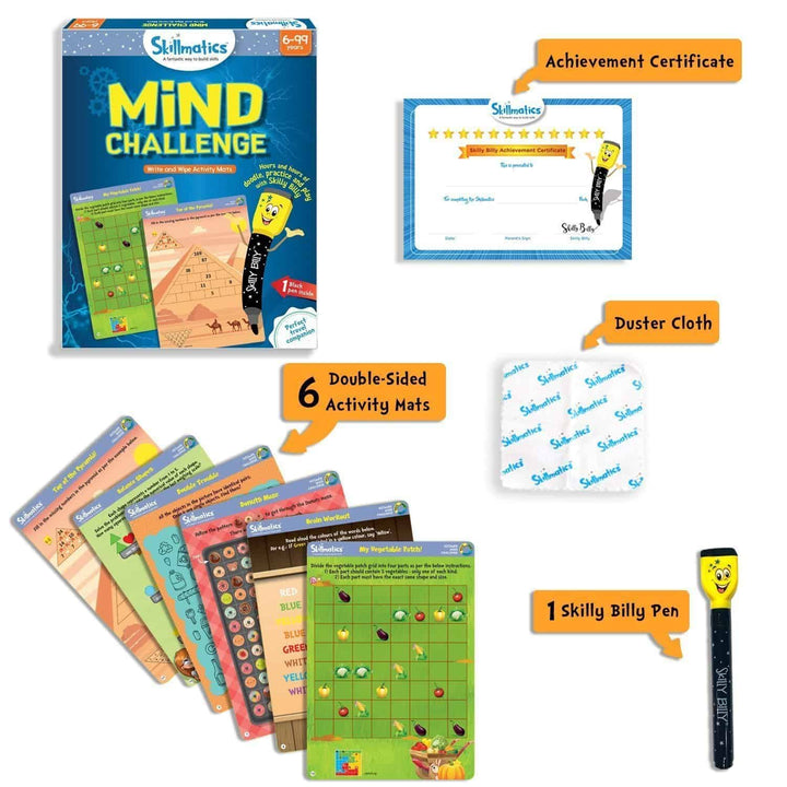 Skillmatics Mind Challenge Fun and Interactive Educational Games (6-99)