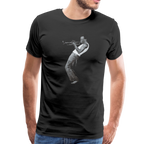 Miles Davis Playing His Trumpet Artwork T-Shirt