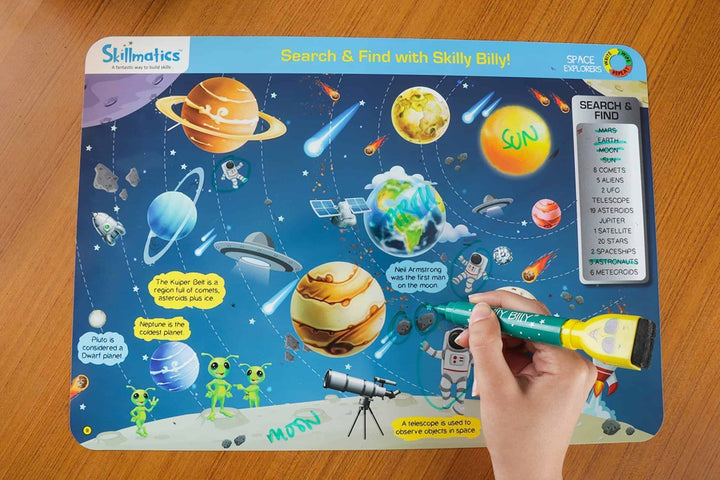 Skillmatics Space Explorers Educational Games for Kids (6-9)