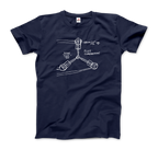 Flux Capacitor Sketch From Back to the Future Artwork T-Shirt Men & Women