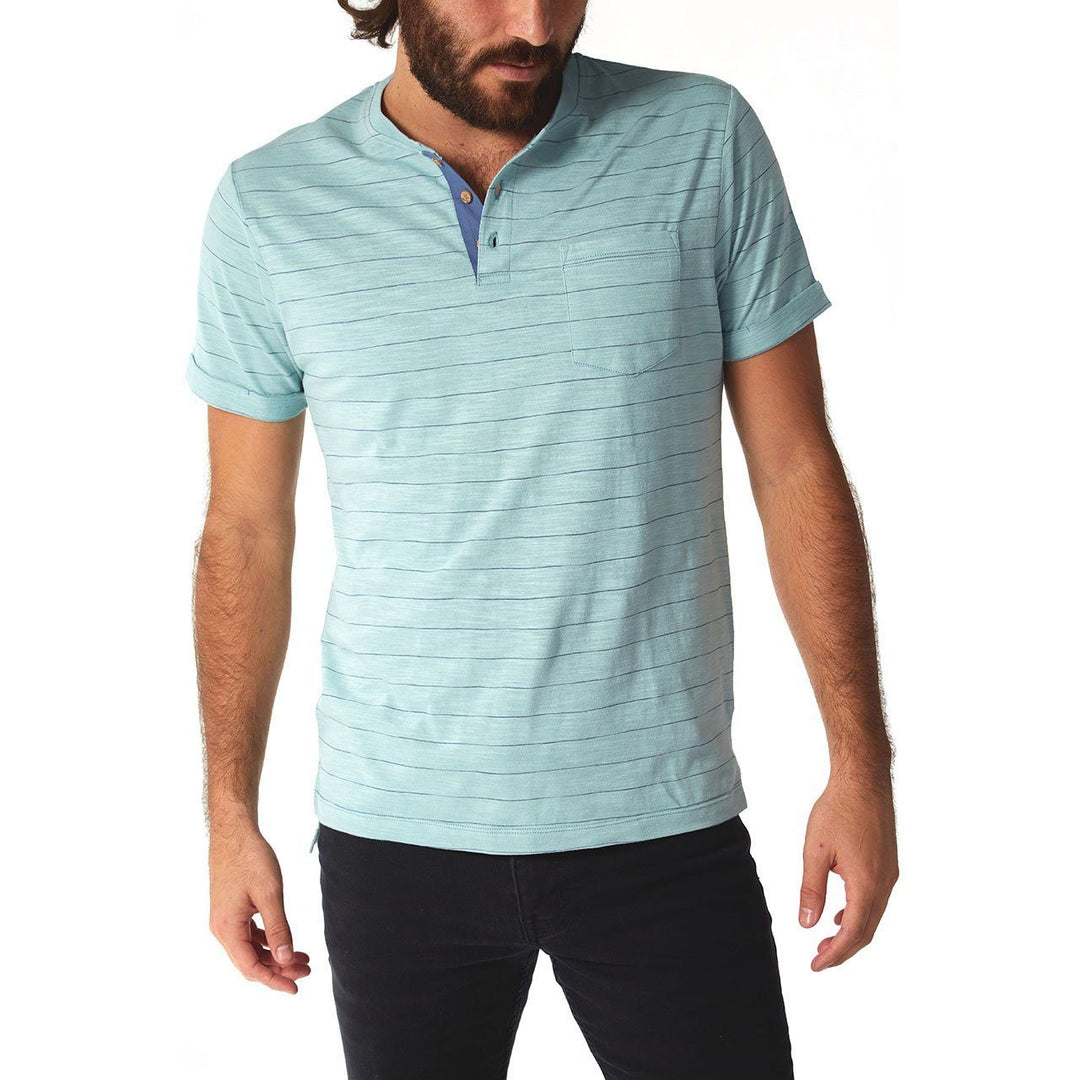 Wade Pinstripe Henley