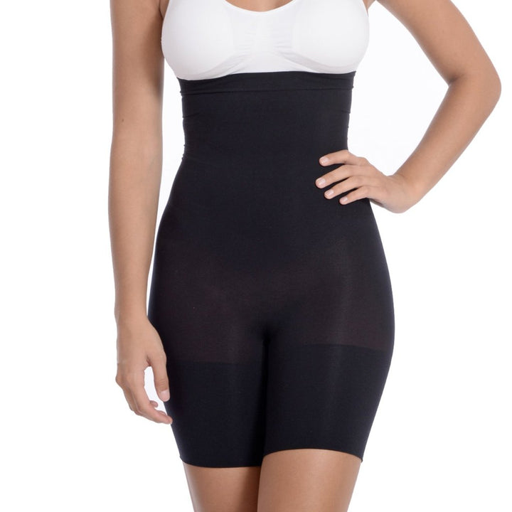 Hi Waist Shaper With Extra Long Boy Leg Black