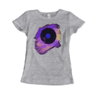 Vinyl Record Made of Paint Scattered in Purple Tones T-Shirt