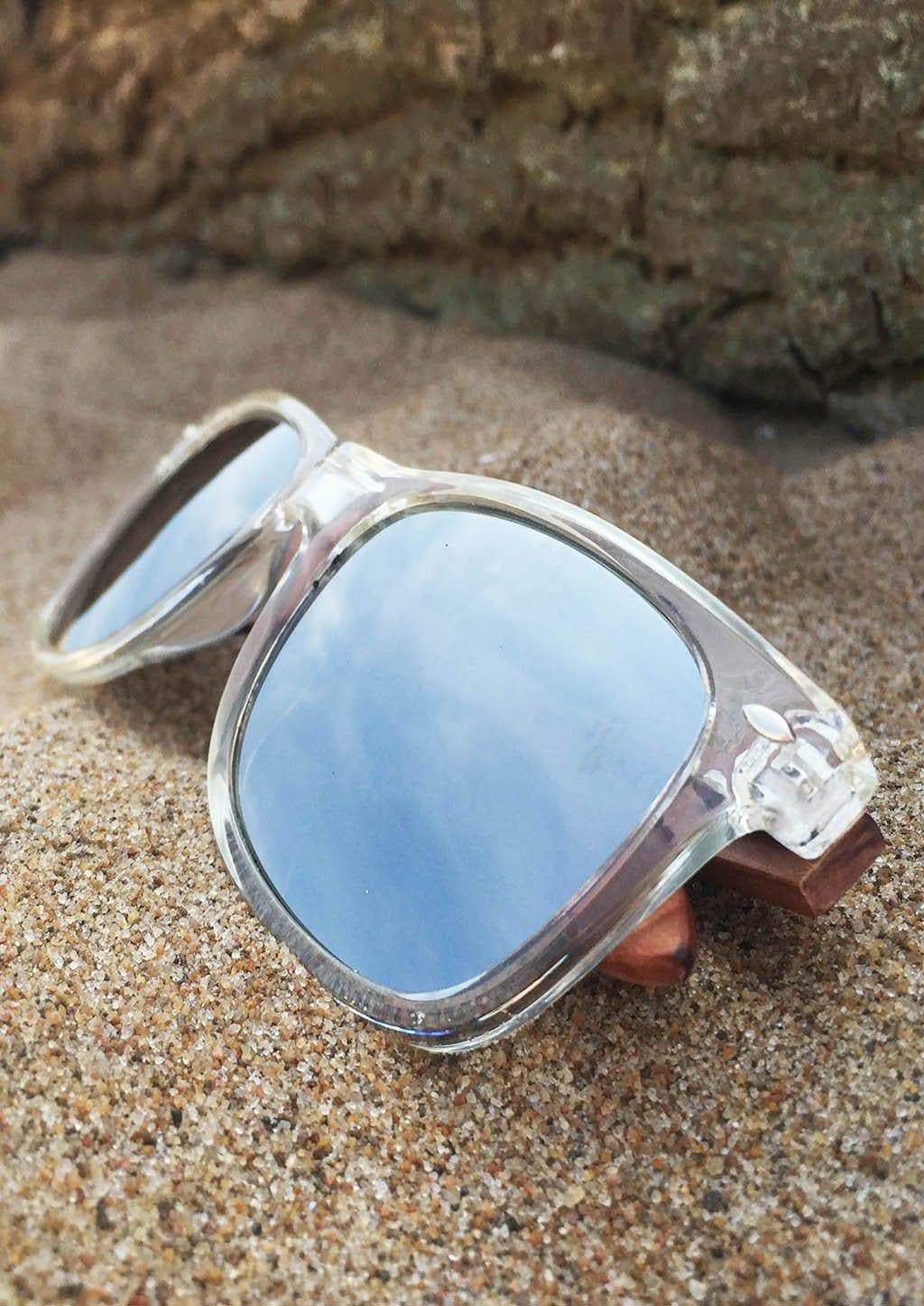 Eyewood Wayfarer Crystal Sunglasses