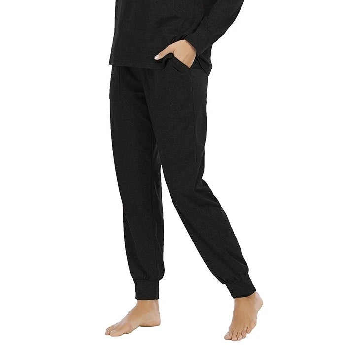 Black Loungewear Bottom
