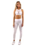 Laguna Set Leggings & Sports Bra in White