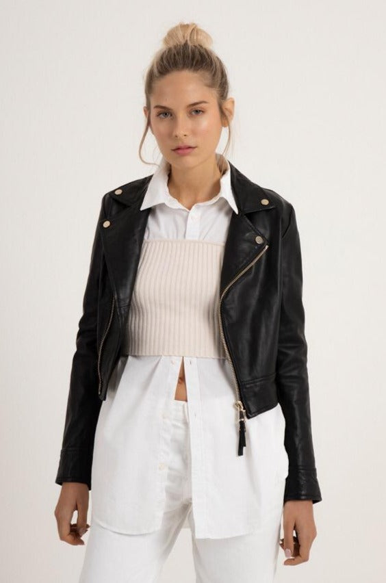 Midi Biker Jacket