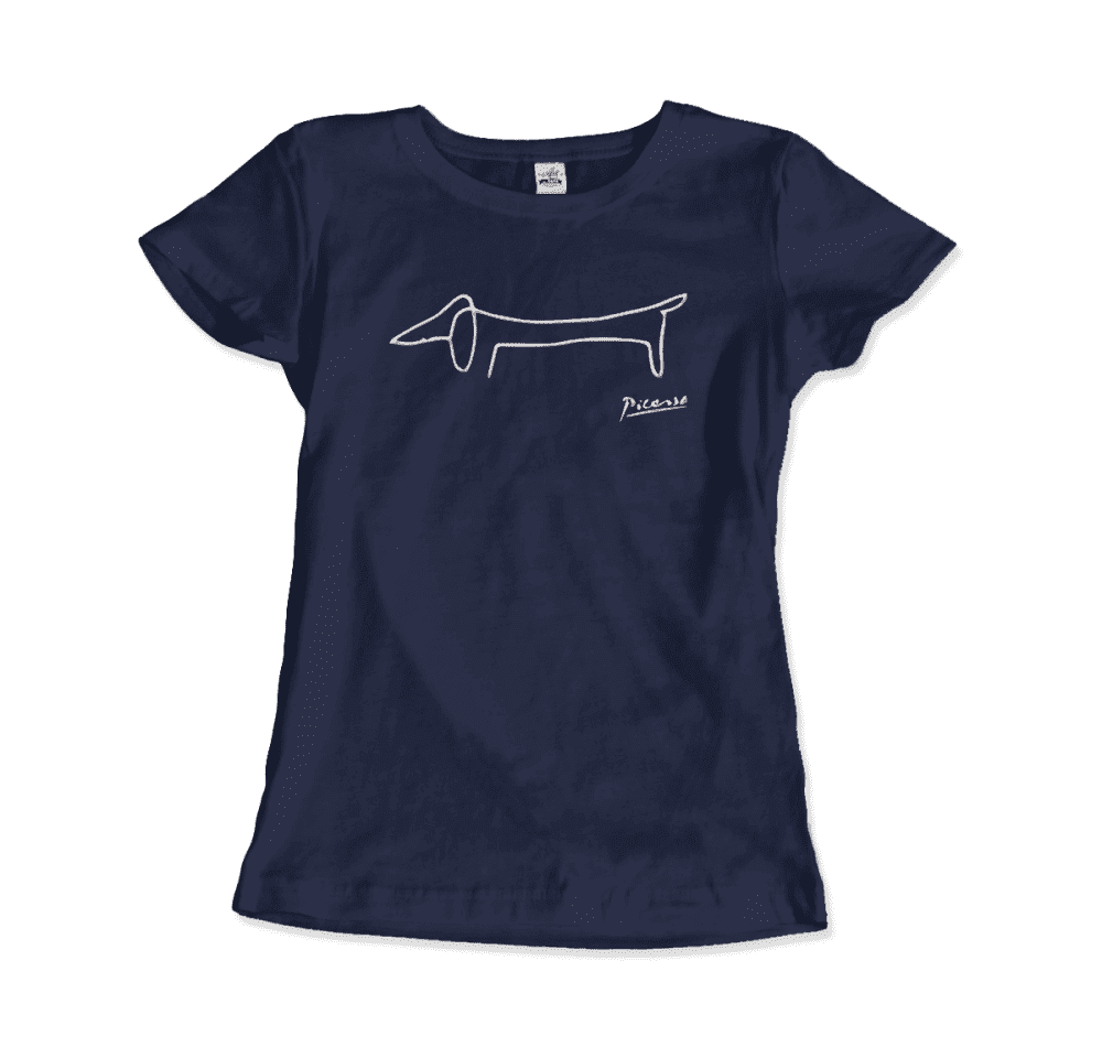 Pablo Picasso Dachshund Dog (Lump) Artwork T-Shirt