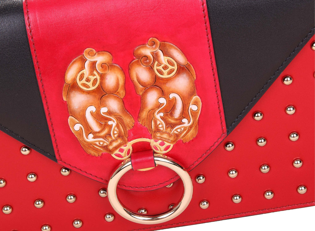 PX (PiXiu) Red Crossbody Clutch