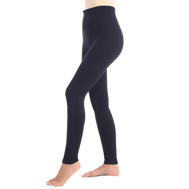 Look at Me Leggings with Double Layer 5" Hi-Waistband Black