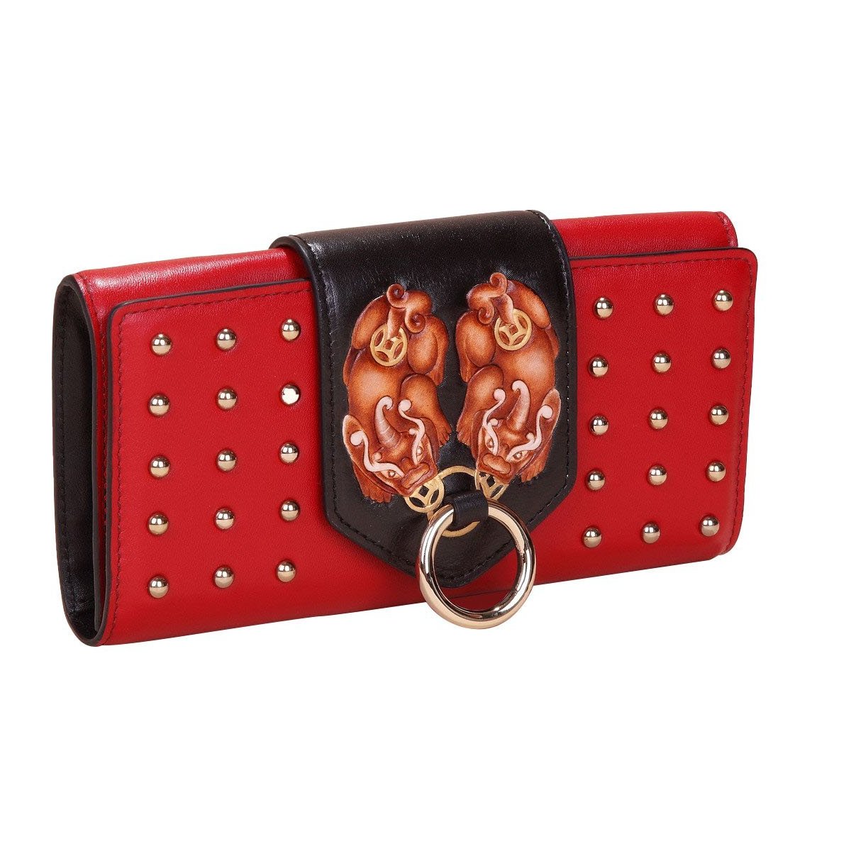 PX (PiXiu) Red Continental Purse