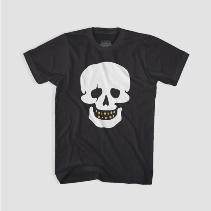 GREED® Skull T-Shirt in Black