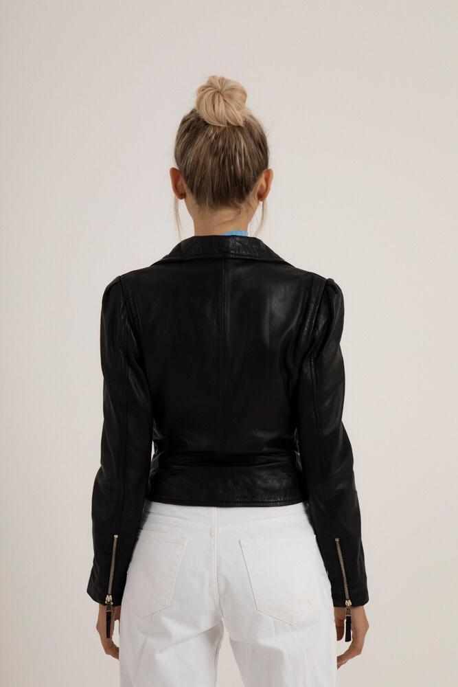 Belted Biker Jacket